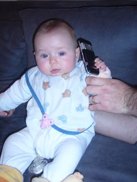 Je suis en pleine discution avec ma mamie  